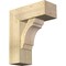 Ekena Millwork Olympic Block Rough Sawn Bracket w/ Offset Brace, Douglas Fir, 8"W x 20"D x 24"H BKT0806X20X24OLY05RDF - alternate 1